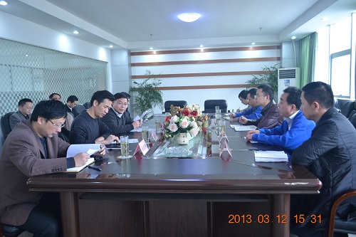 南昌高新区管委会主任雷霆一行到ga黄金甲新材料（江西）有限公司调研