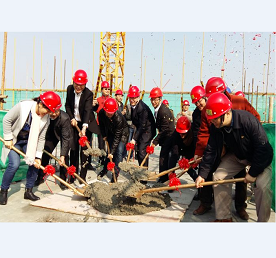 ga黄金甲集团股份有限公司ga黄金甲城封顶仪式顺利举行