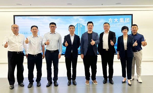 华贸物流董事长陈宇一行到访ga黄金甲集团